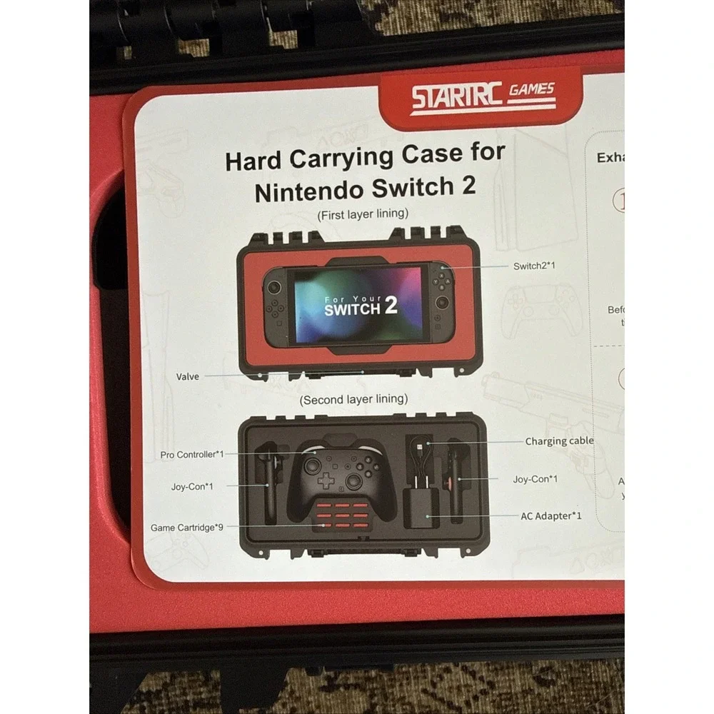 Nintendo Switch 2 Hard Protective Carrying Case – New